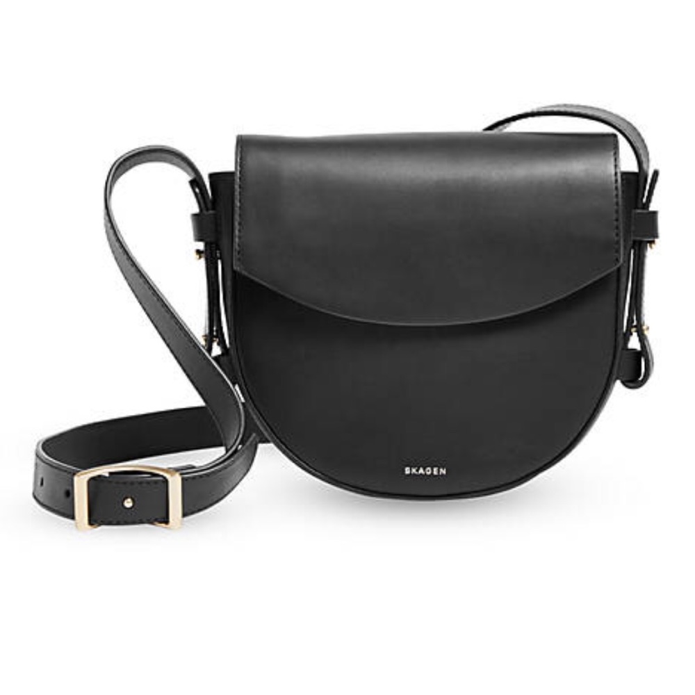 SKAGEN Lobelle Saddle Bag Leather Purse